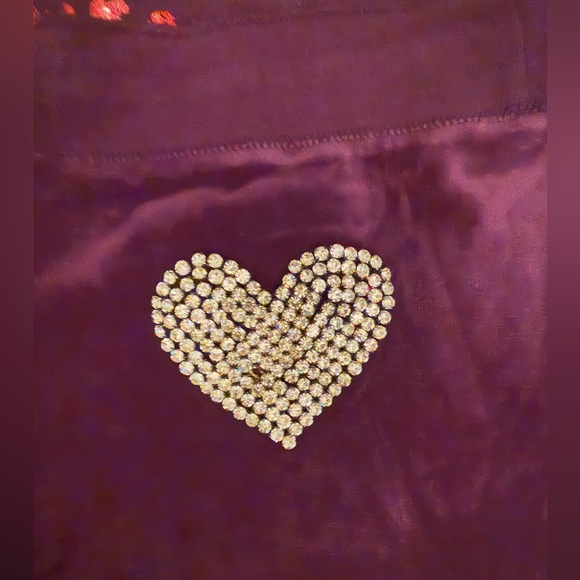 Twisted Heart Purple Track Set with Rhinestone Heart - Picture 2 of 6